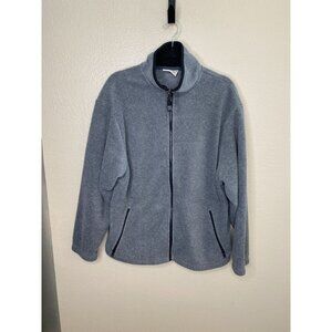 Timberline Colorado Gray Fleece Jacket Size L Full-Zip Mens Outerwear Warmth